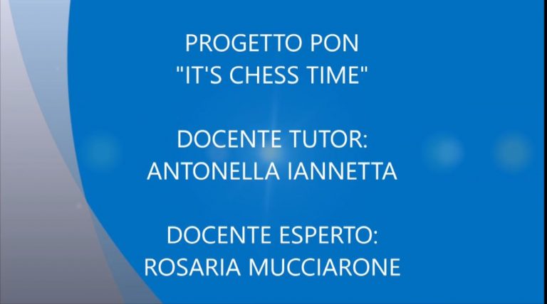 Scopri di più sull'articolo Progetto Pon “It’s Chess”