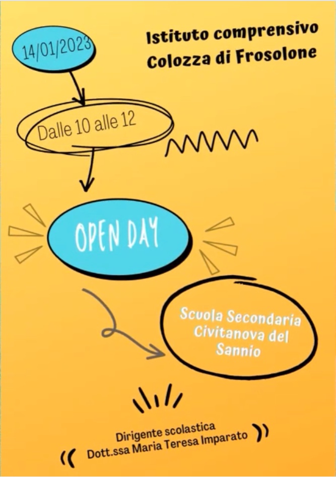 Scopri di più sull'articolo Open Day Scuola Secondaria Civitanova Del Sannio