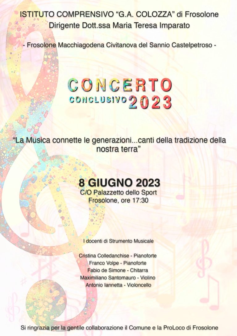 Scopri di più sull'articolo Concerto conclusivo 2023