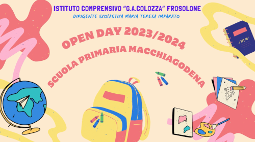 Al momento stai visualizzando Open Day 2023/2024 – Scuola Primaria Macchiagodena